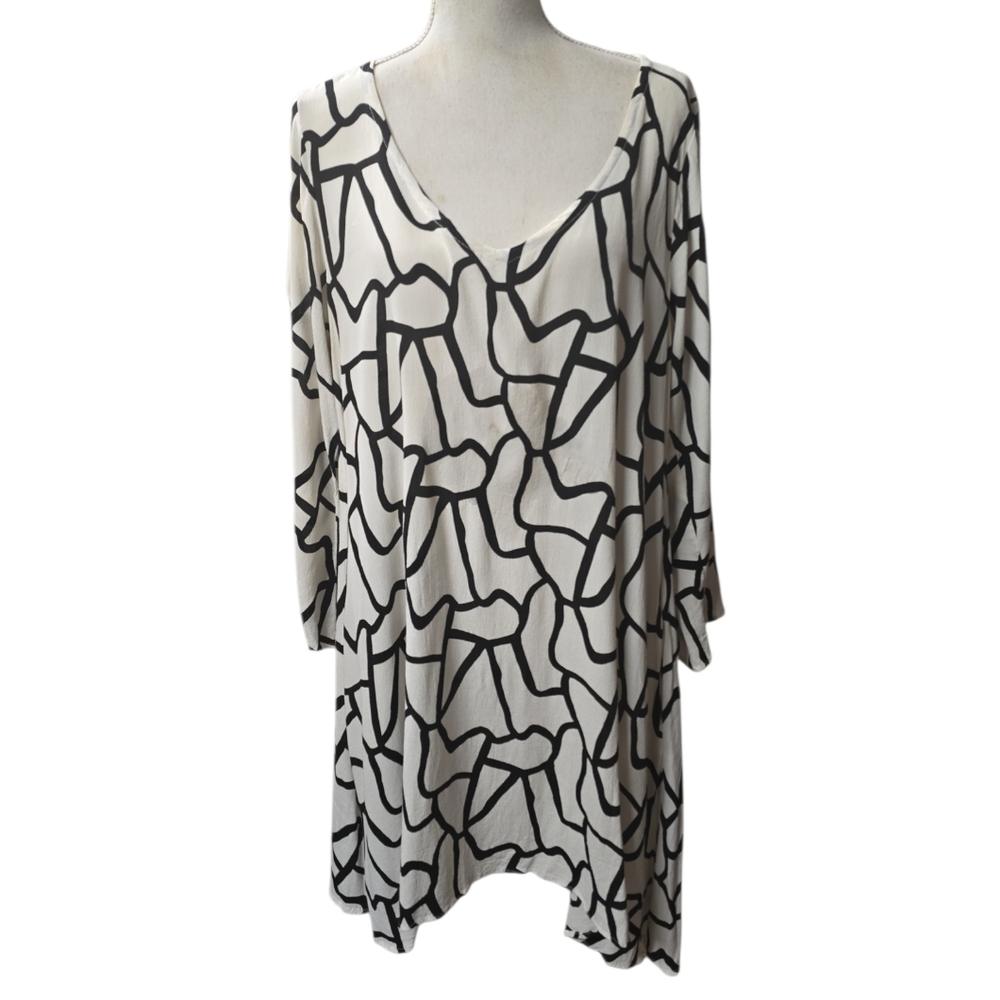 Ava Sky Long Sleeve Dress